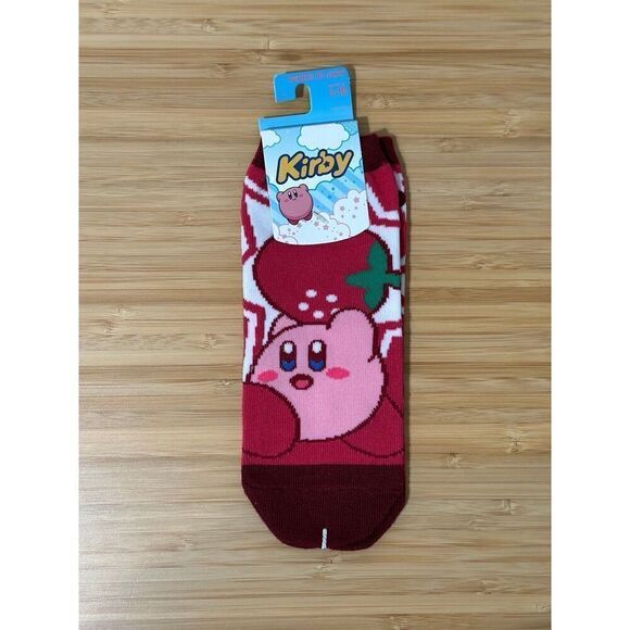 Kirby Strawberry No-Show Socks - Picture 1 of 2
